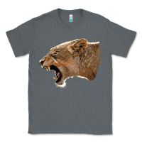 Charcoal Heather Puma Head Classic Tee - LillyAllenDesigns