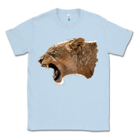 Dusty Blue Puma Head Classic Tee - LillyAllenDesigns