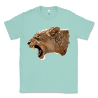 Seafoam Puma Head Classic Tee - LillyAllenDesigns