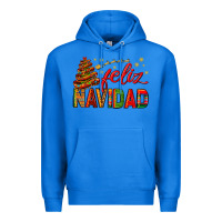 True Royal Feliz Navidad With Sombrero Tree Premium Hoodie - BundleAndBundleShop