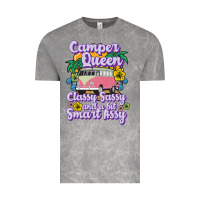 Cloud Rock camp camping camper queen classy sassy and a bit smart assycamper camp Vintage Tee - linhVisuals