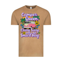 Vintage Camel camp camping camper queen classy sassy and a bit smart assycamper camp Vintage Tee - linhVisuals
