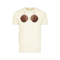 Coconut Bra Easy Adult Halloween Tiki Party Costume T Shirt Vintage Tee | Teevron