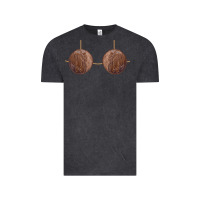 Vintage Black coconut bra easy adult halloween tiki party costume t shirt Vintage Tee - linhVisuals