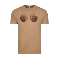 Vintage Coffee coconut bra easy adult halloween tiki party costume t shirt Vintage Tee - linhVisuals