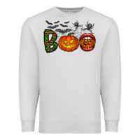 Dove Grey boo halloween Premium Sweatshirt - CowhideDigitalArt