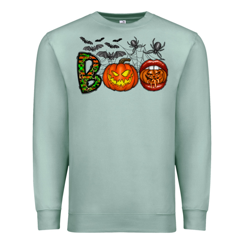 Boo Halloween Premium Sweatshirt by CowhideDigitalArt | Teevron