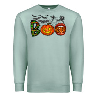 Seafoam boo halloween Premium Sweatshirt - CowhideDigitalArt
