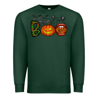 Sports Green boo halloween Premium Sweatshirt - CowhideDigitalArt