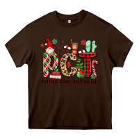 Chocolate Brown pct christmas Heavy Core Tee - MaliasSmallBusiness
