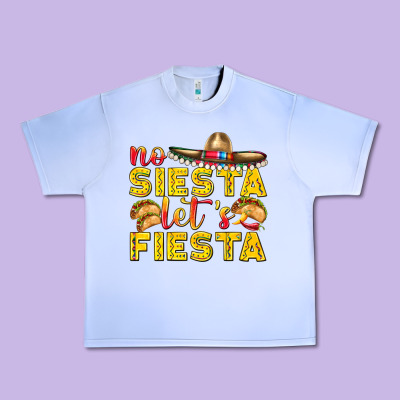 No Siesta Let's Fiesta Urban Heavy Tee Designed By Texasbilliewilder