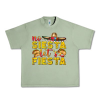 Oil Green No Siesta Let's Fiesta Urban Heavy Tee - texasbilliewilder