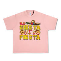 Salmon No Siesta Let's Fiesta Urban Heavy Tee - texasbilliewilder
