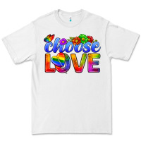 White Pride LGBTQ+ Choose Love Premium Tee - BundleAndBundleShop