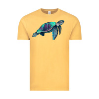 Vintage Mustard turtle Vintage Tee - RanaPortraitStore