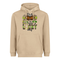 Mushroom It's a Good Day To Have a Lucky Day Heavyweight Hoodie - CowhideDigitalArt