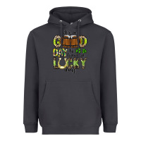 Smoke It's a Good Day To Have a Lucky Day Heavyweight Hoodie - CowhideDigitalArt