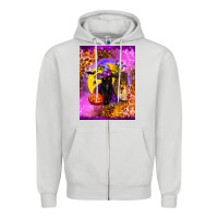Dove Grey witchy cat Zipper Hoodie - BundleAndBundleShop