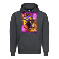 Smoke witchy cat Zipper Hoodie - BundleAndBundleShop