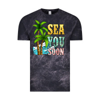Cloud Black Sea you soon Vintage Tee - NancyCooperArtShop