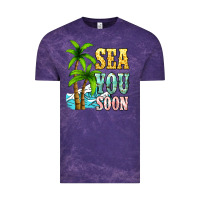 Cloud Purple Sea you soon Vintage Tee - NancyCooperArtShop