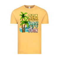 Vintage Mustard Sea you soon Vintage Tee - NancyCooperArtShop