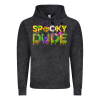 Vintage Black spooky dude Vintage Hoodie - NancyCooperArtShop
