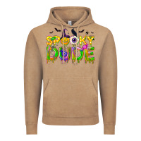 Vintage Coffee spooky dude Vintage Hoodie - NancyCooperArtShop