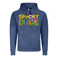 Vintage Denim spooky dude Vintage Hoodie - NancyCooperArtShop