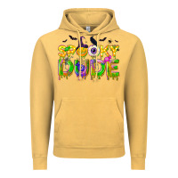 Vintage Mustard spooky dude Vintage Hoodie - NancyCooperArtShop