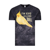 Cloud Black cockatiel t  shirt i’m kind of a big tiel t  shirt Vintage Tee - linhVisuals