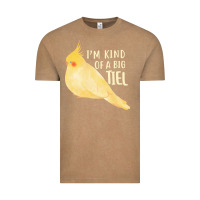 Vintage Coffee cockatiel t  shirt i’m kind of a big tiel t  shirt Vintage Tee - linhVisuals