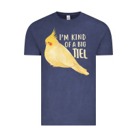 Vintage Denim cockatiel t  shirt i’m kind of a big tiel t  shirt Vintage Tee - linhVisuals