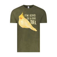 Vintage Olive cockatiel t  shirt i’m kind of a big tiel t  shirt Vintage Tee - linhVisuals