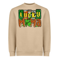 Mushroom St. Patrick's lucky mama Heavyweight Sweatshirt - OliviaCreatesArt