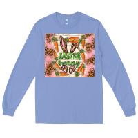 Colony Blue easter bunny with carrots Long Sleeve Tee - TumblerDesignByShophia