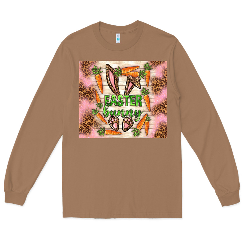 Easter Bunny With Carrots Long Sleeve Tee by TumblerDesignByShophia | Teevron