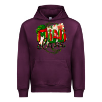 Mauve Wine mini claus christmas Urban Hoodie - BarkalooDesign