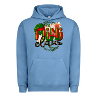 Pigment Pebble Blue mini claus christmas Urban Hoodie - BarkalooDesign