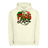 Pigment Pistachio mini claus christmas Urban Hoodie - BarkalooDesign