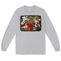 Moon Dust army cowhide leopard Christmas Long Sleeve Tee - Jasminsmagicworld