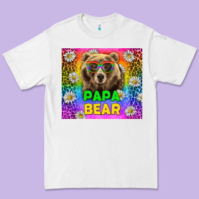 Western Papa Bear Lgbtq+ Tumbler Premium Tee Designed By Bundleandbundleshop