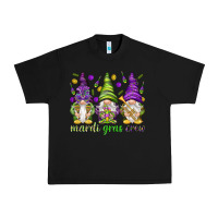 Black Mardi Gras crew with gnomes Urban Heavy Tee - NancyCooperArtShop