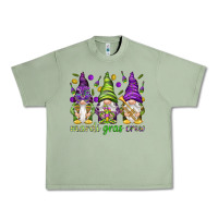 Oil Green Mardi Gras crew with gnomes Urban Heavy Tee - NancyCooperArtShop