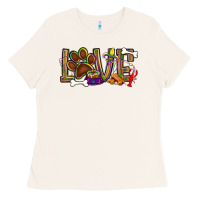 Bone Mardi Gras love dog paw Ladies Tee - BundleAndBundleShop