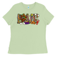 Matcha Mardi Gras love dog paw Ladies Tee - BundleAndBundleShop
