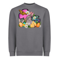 Storm Easter rabbits and cross Heavyweight Sweatshirt - OliviaCreatesArt