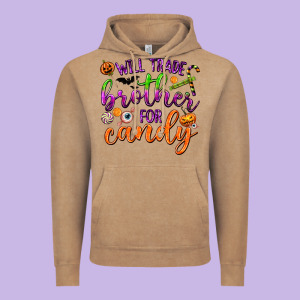 Will Trade Brother For Candy Vintage Hoodie Designed By Texasbilliewilder