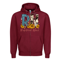 Burgundy rn registered nurse Zipper Hoodie - FaDigitalArtStudio