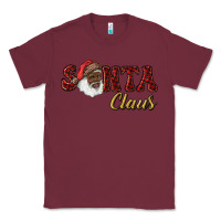Burgundy african american santa claus Classic Tee - RanaPortraitStore